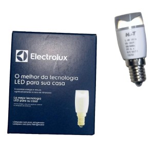 Lâmpada LED E14 1,4W Bivolt para Geladeira Electrolux